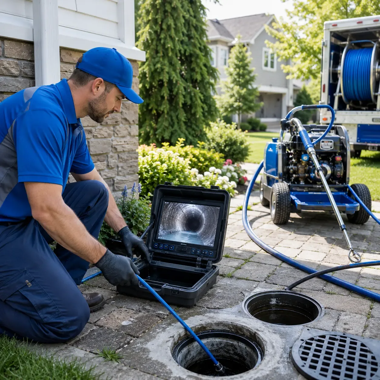Outdoor drain cleaning professionals serving Manheim, PA